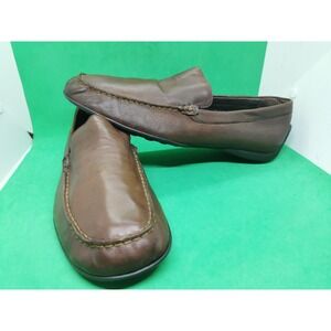 Born Watson Loafer Men's Driving Brown Leather Casual Shoes Slip-on M6261 Siz 11